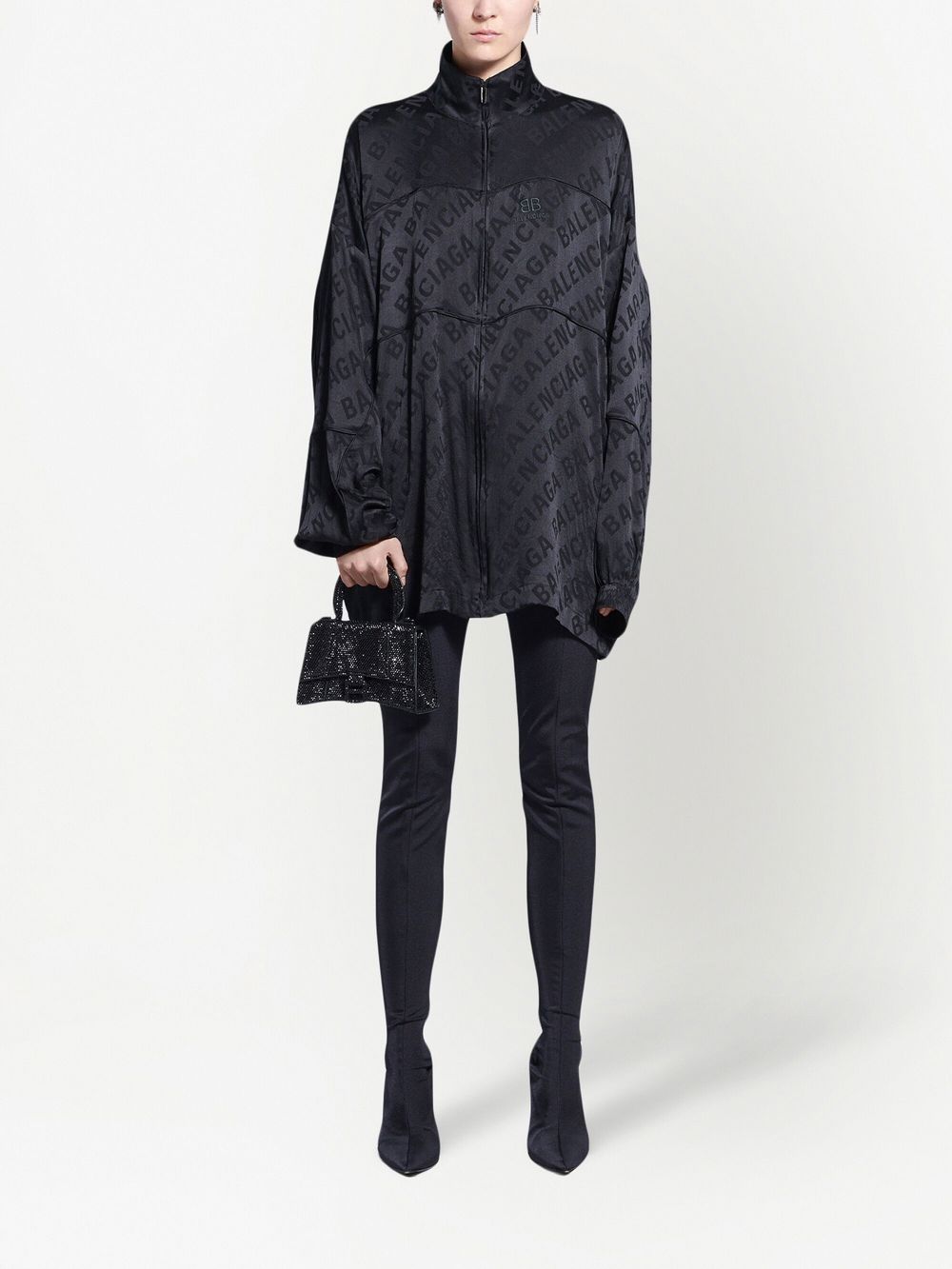 Ba*len*cia*ga xs hourglass crystal-embellished tote bag