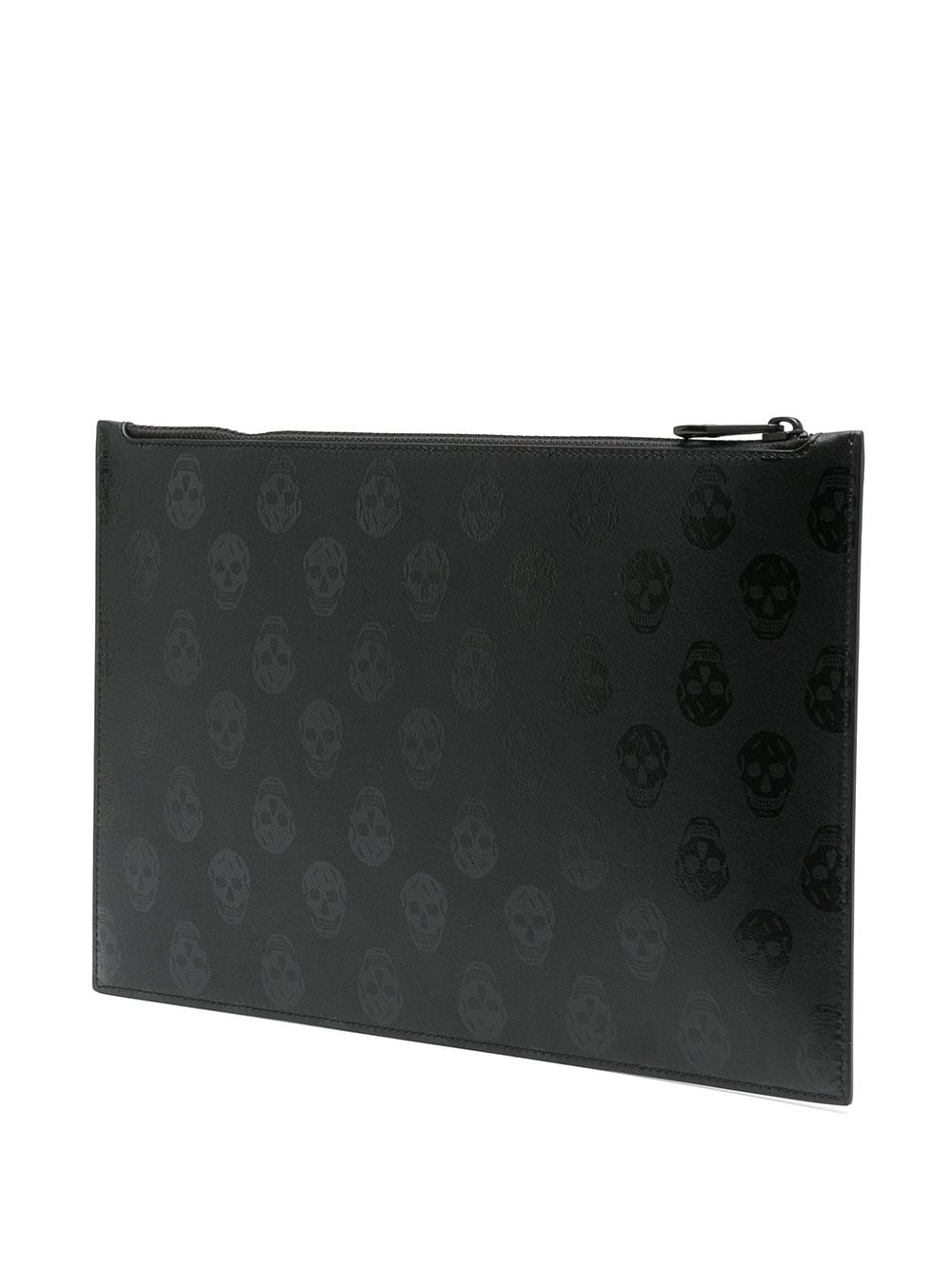 Alexander McQueen skull-print zipped clutch bag
