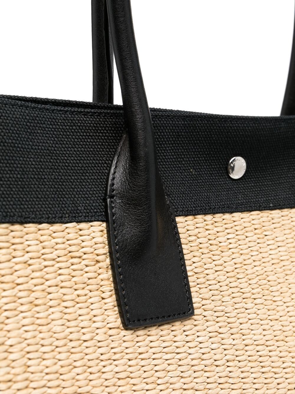 Saint Laurent Rive Gauche straw tote bag