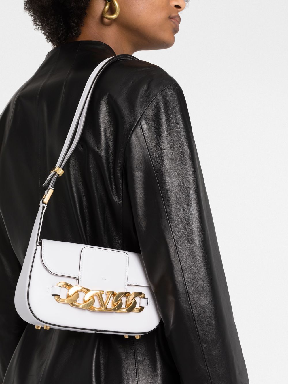 Valentino Garavani VLogo leather crossbody bag