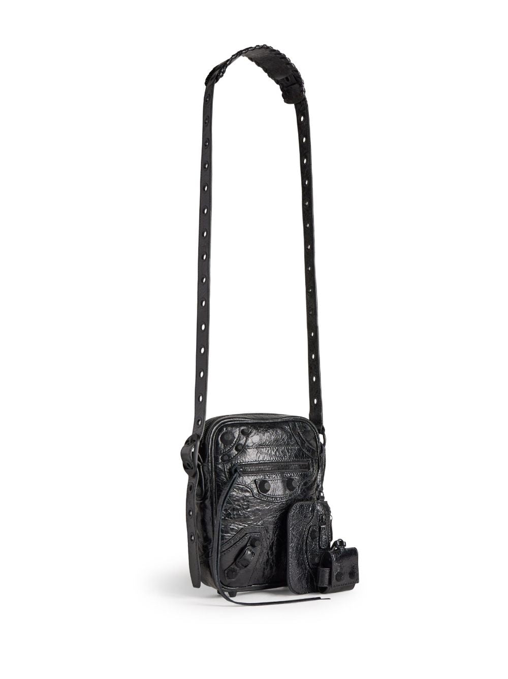 Ba*len*cia*ga le cagole leather messenger bag