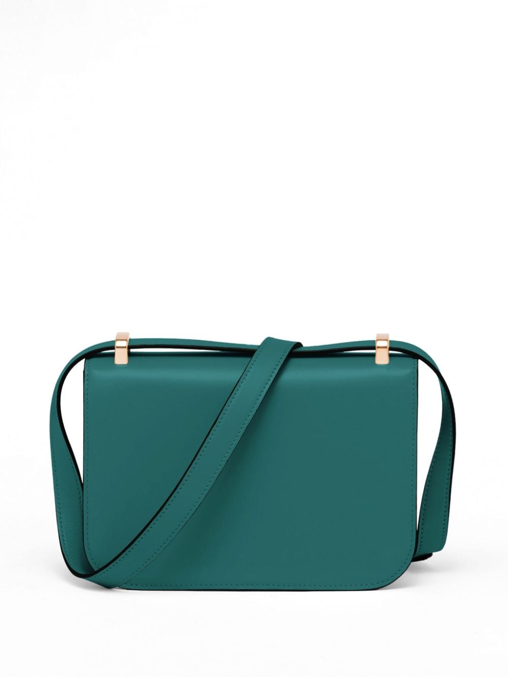 Pra*a emblème saffiano leather shoulder bag