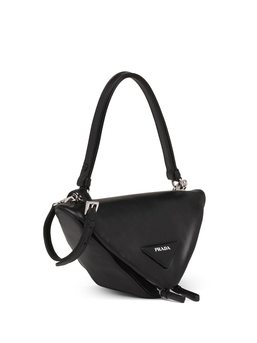 Pra*a padded nappa leather top-handle bag