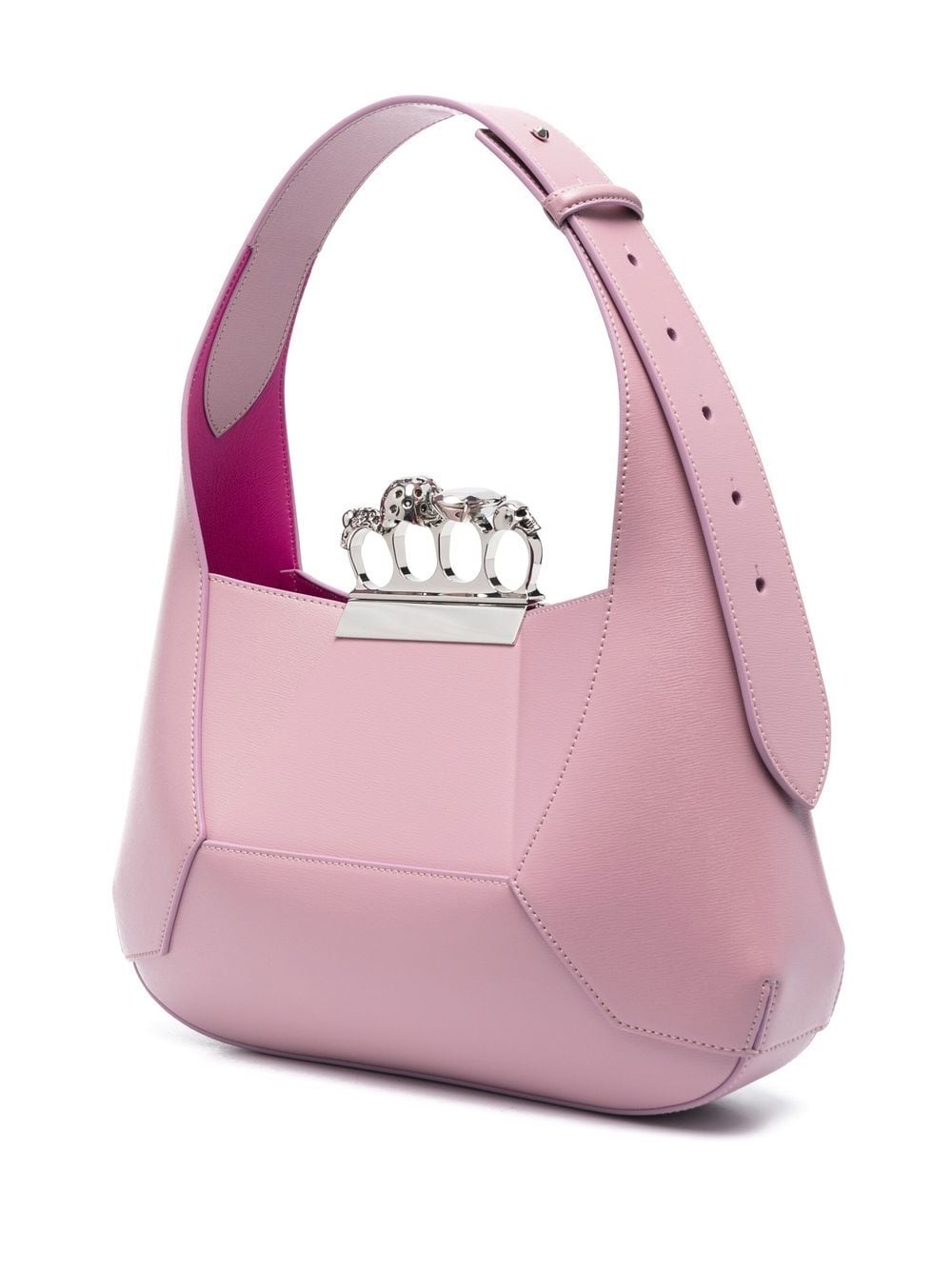 Alexander McQueen Jewelled Hobo leather tote bag