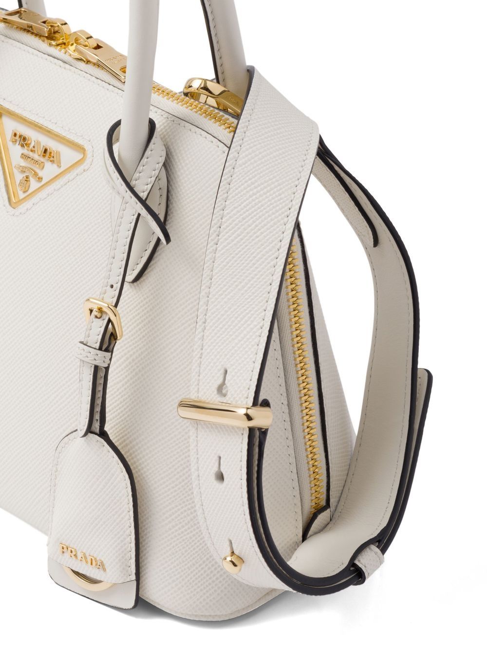 Pra*a promenade saffiano leather bag