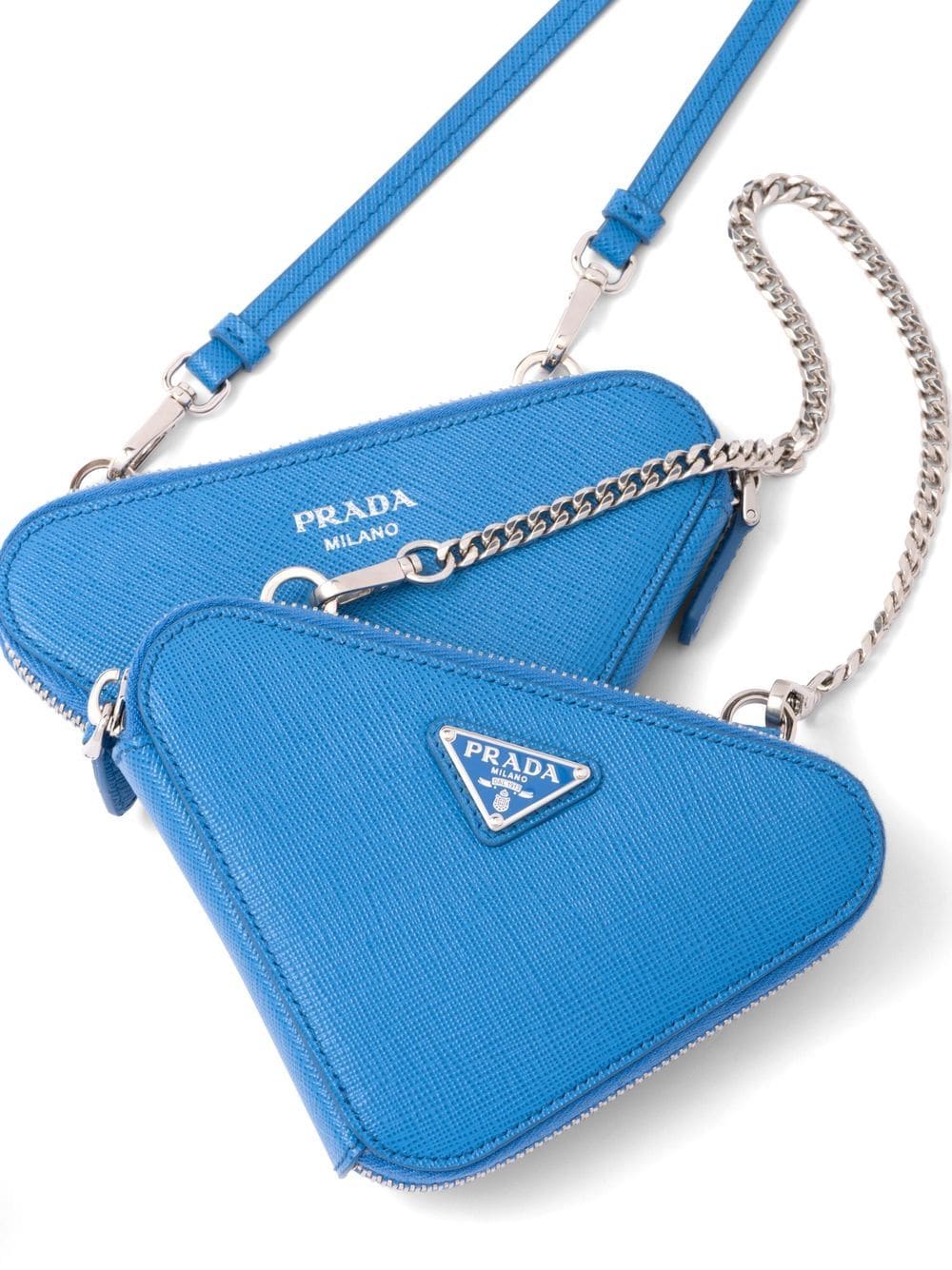 Pra*a mini triangle mini bag