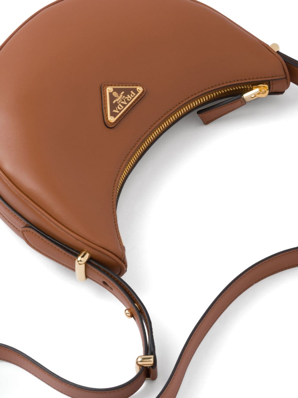 Pra*a arqué leather shoulder bag