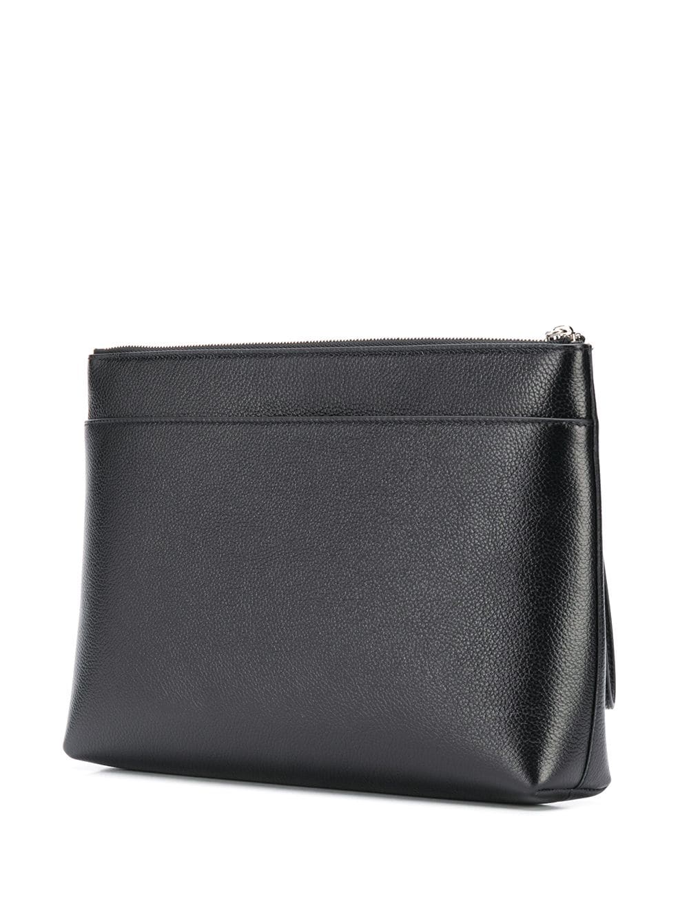 Ba*len*cia*ga cash gusset logo-print clutch