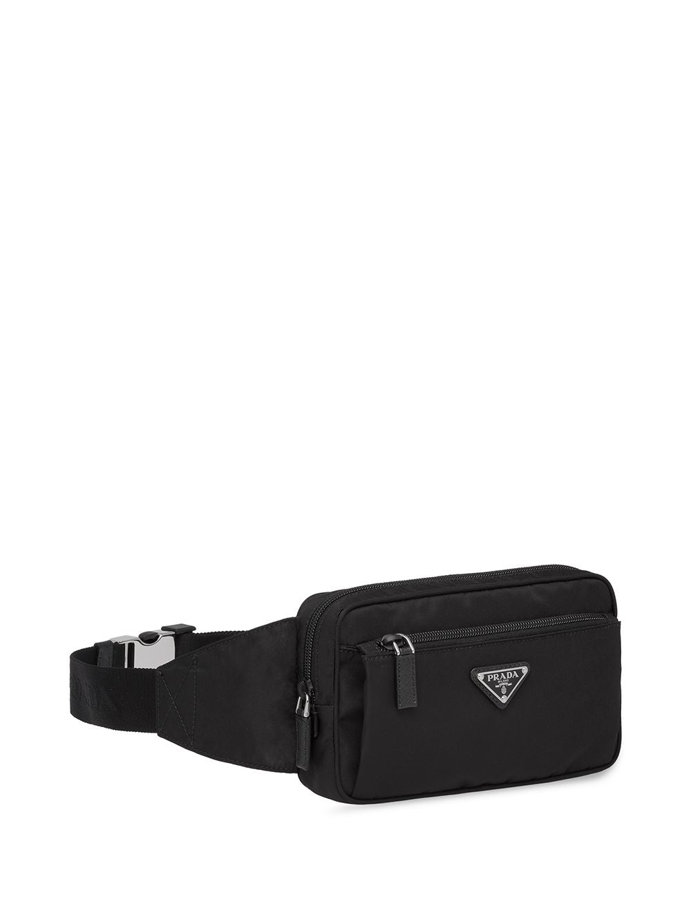 Pra*a logo-plaque belt bag