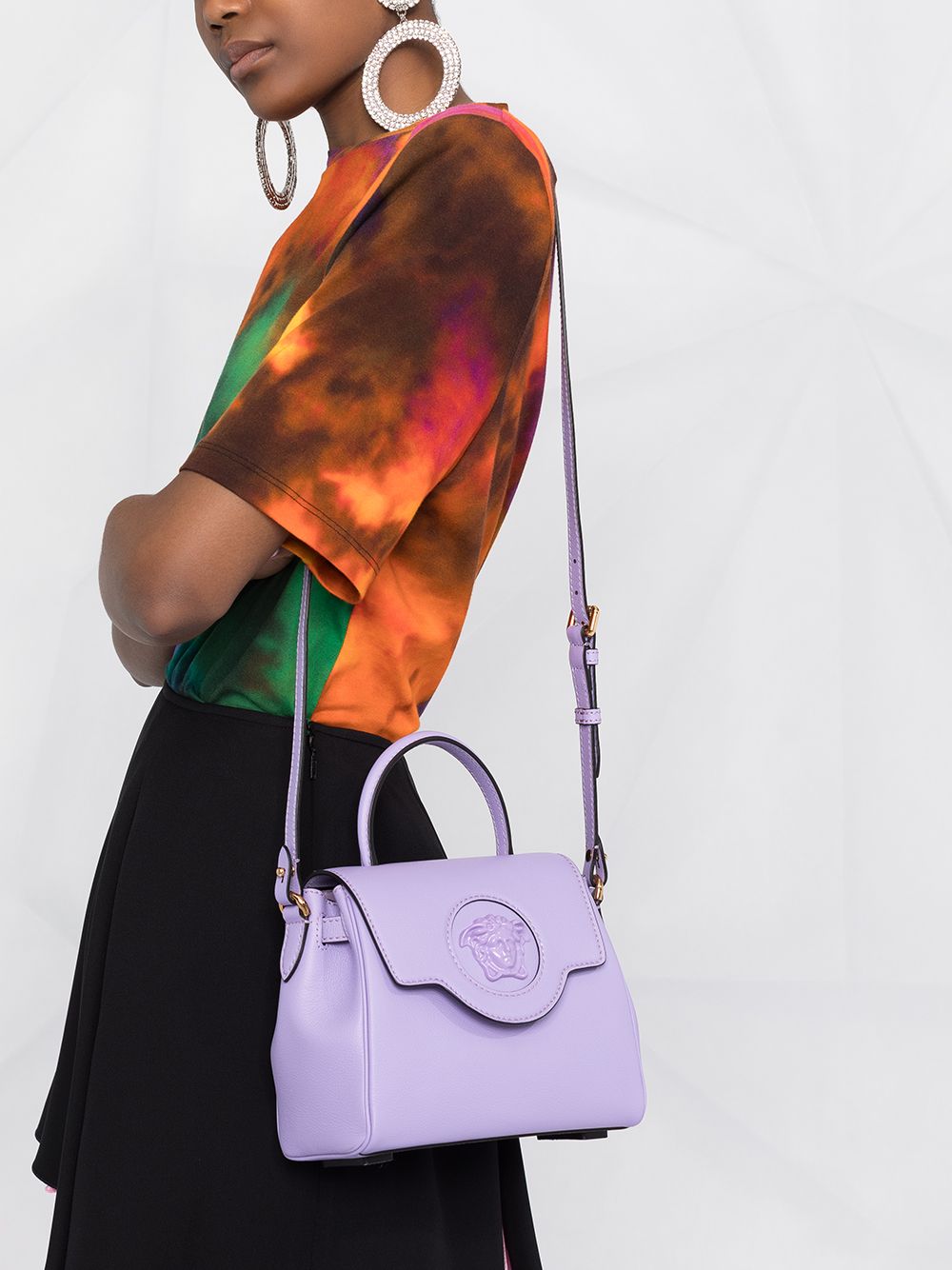 Versace small La Medusa top handle bag