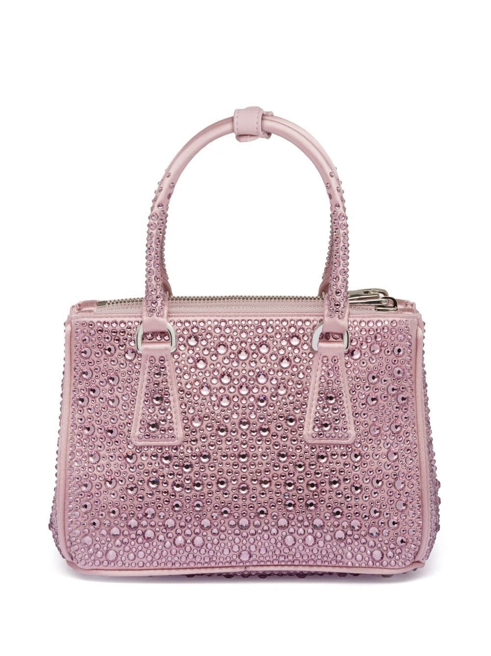 Pra*a galleria crystal-embellished satin mini bag