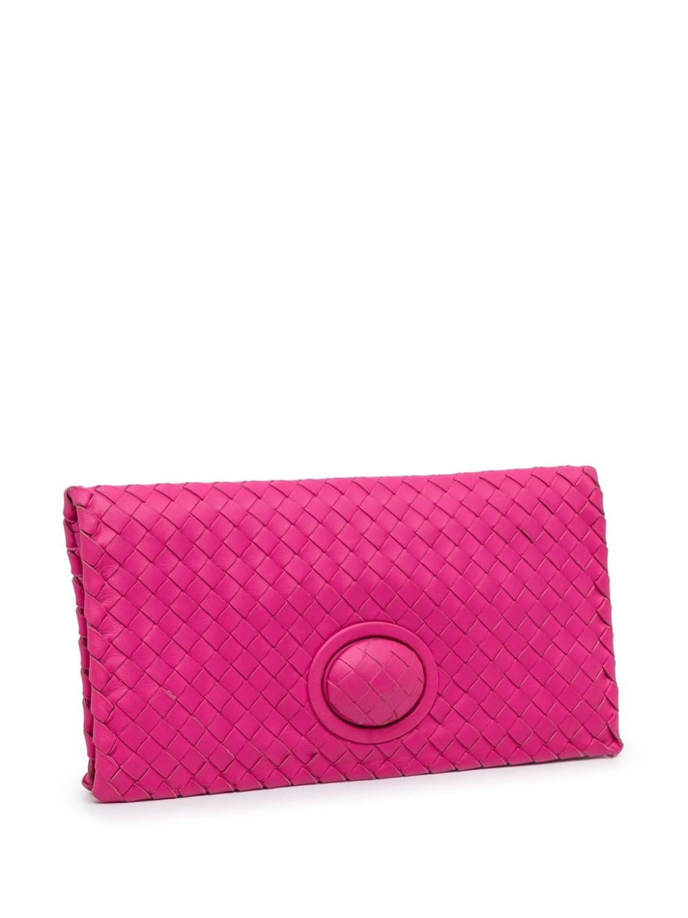 Bo*te*ga ve*ne*ta   2012 intrecciato flap clutch bag