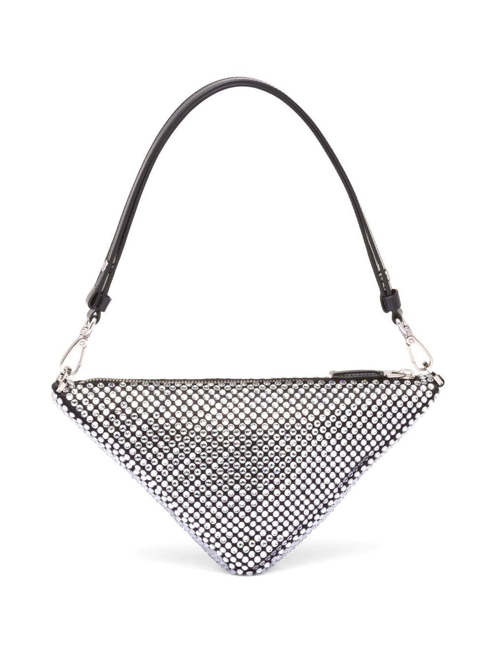 Pra*a Pra*a triangle crystal-embellished bag