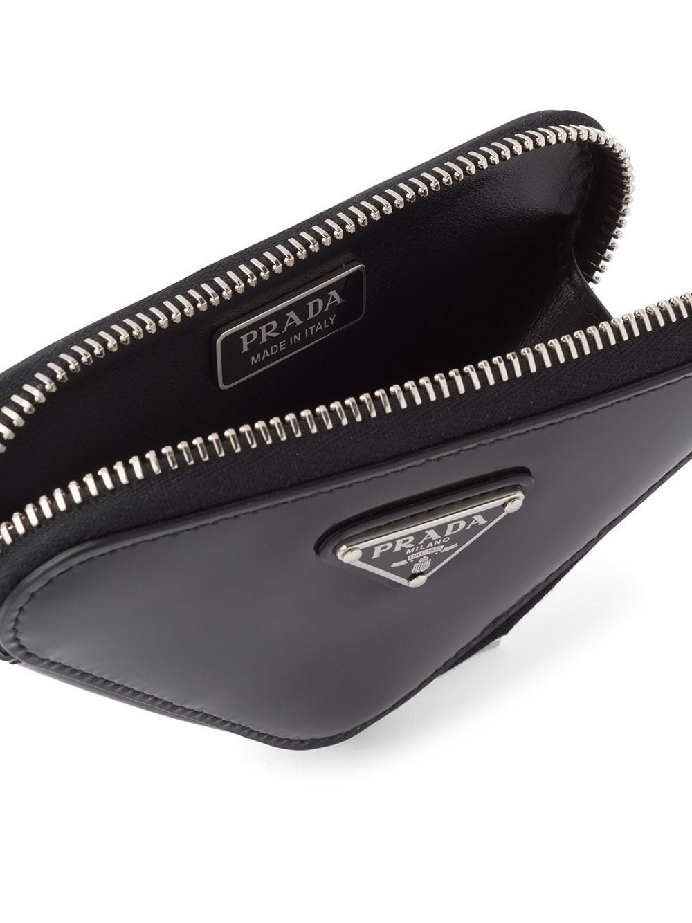 Pra*a brushed-leather minipouch