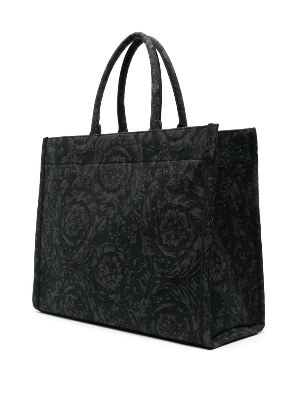 Versace Barocco Athena jacquard canvas tote bag