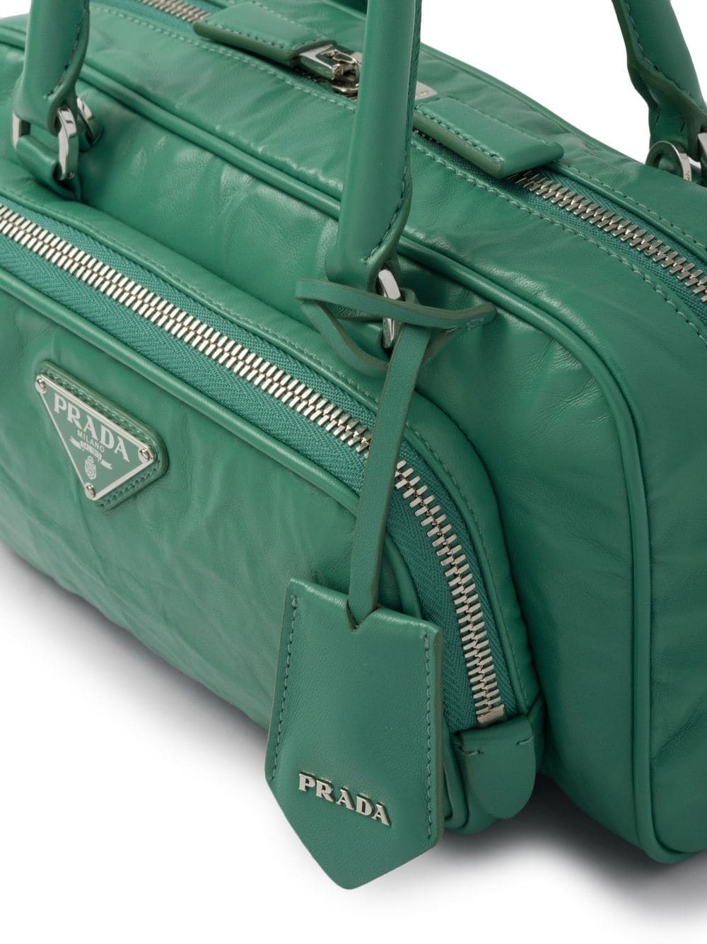 Pra*a leather tote bag