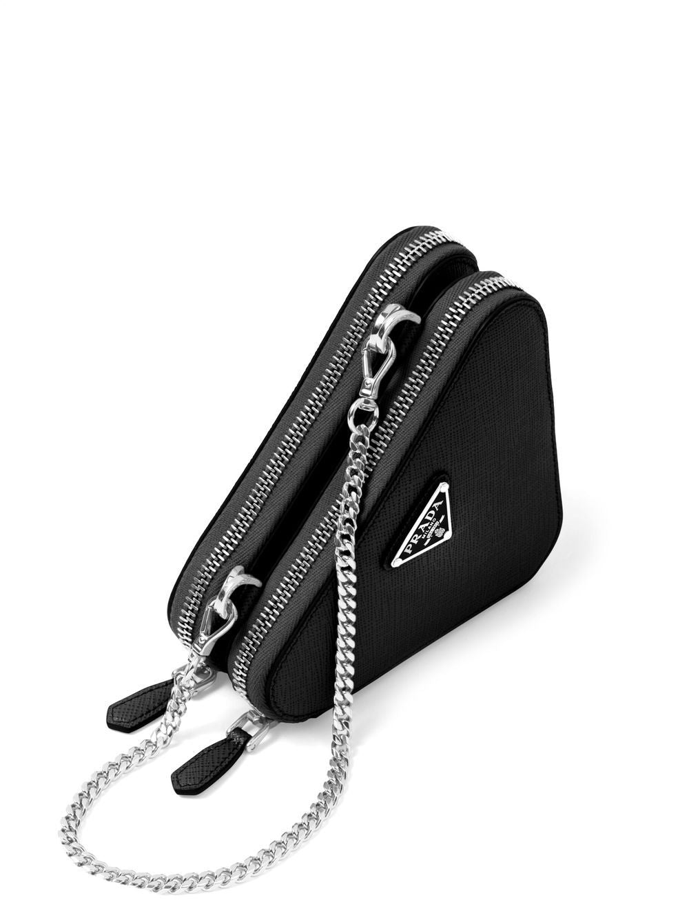Pra*a mini triangle crossbody bag