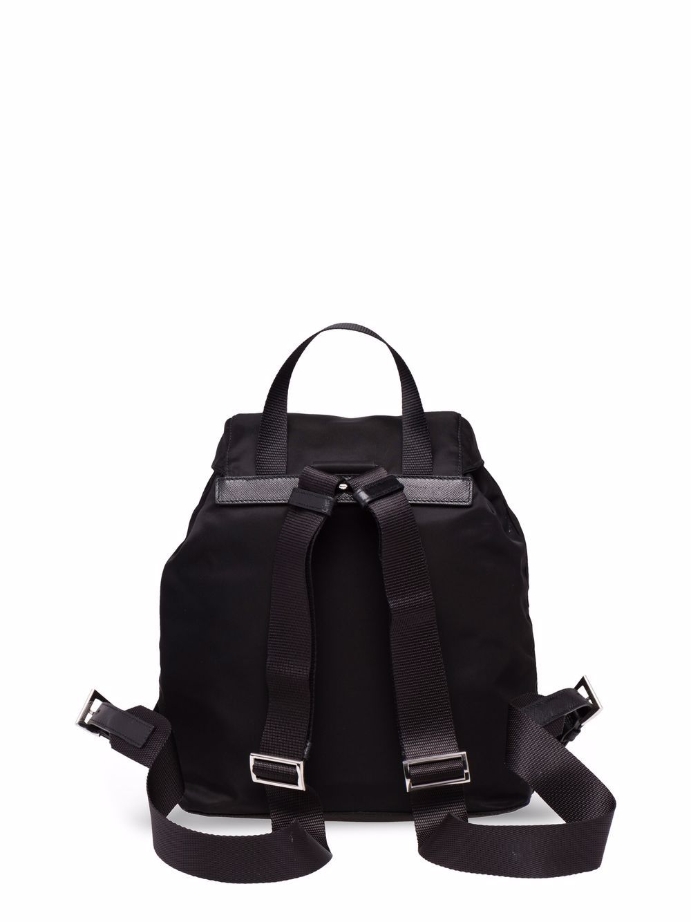 Pra*a logo-plaque backpack