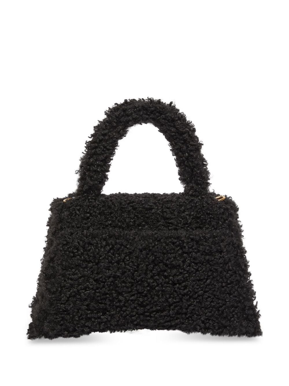 Ba*len*cia*ga hourglass furry tote bag