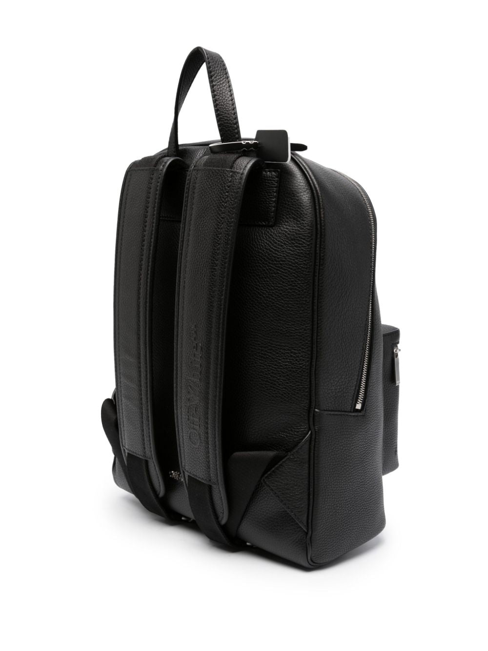 Off-White Diag-embossed leather backpack