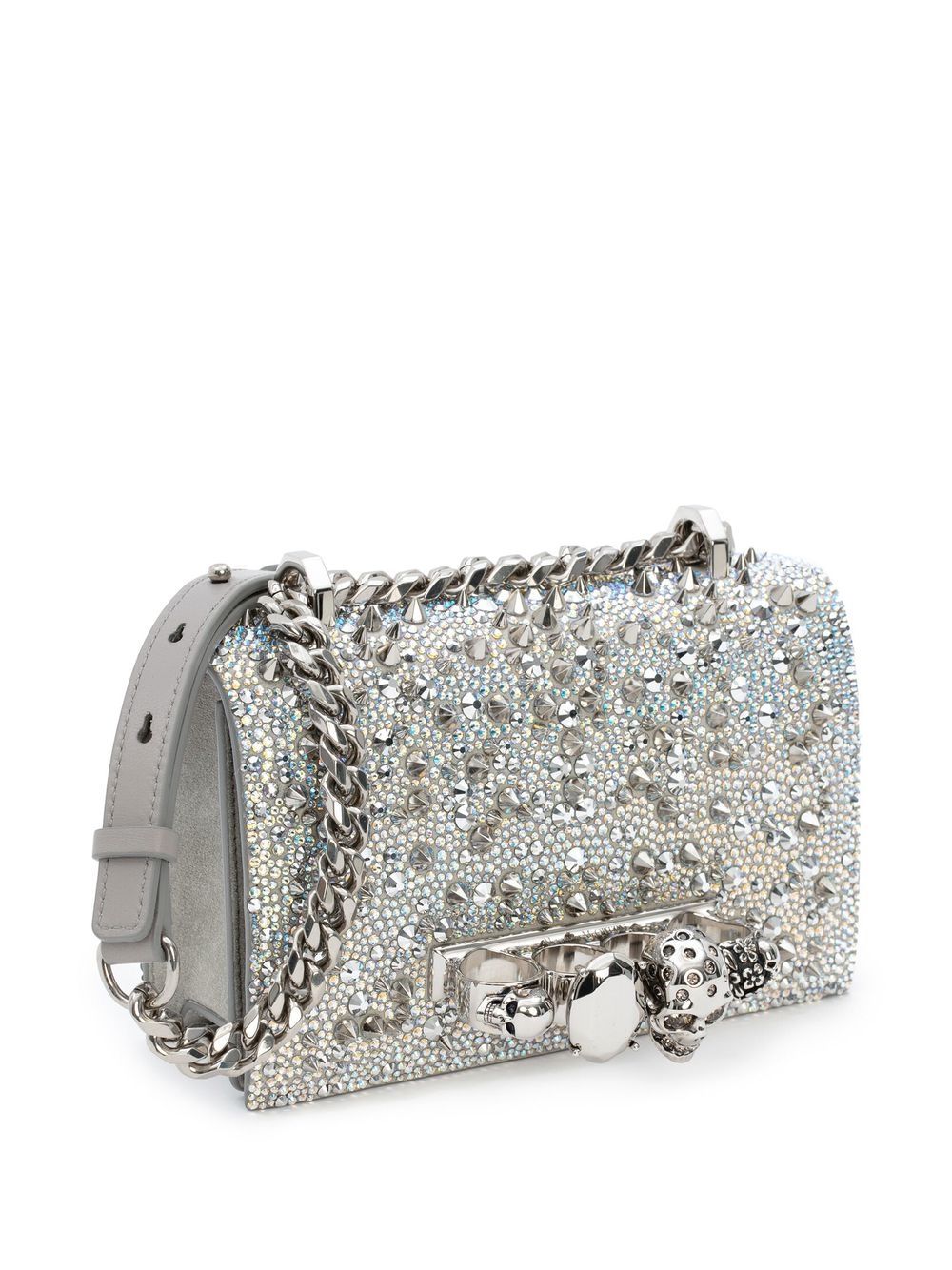 Alexander McQueen jewelled-mini bag