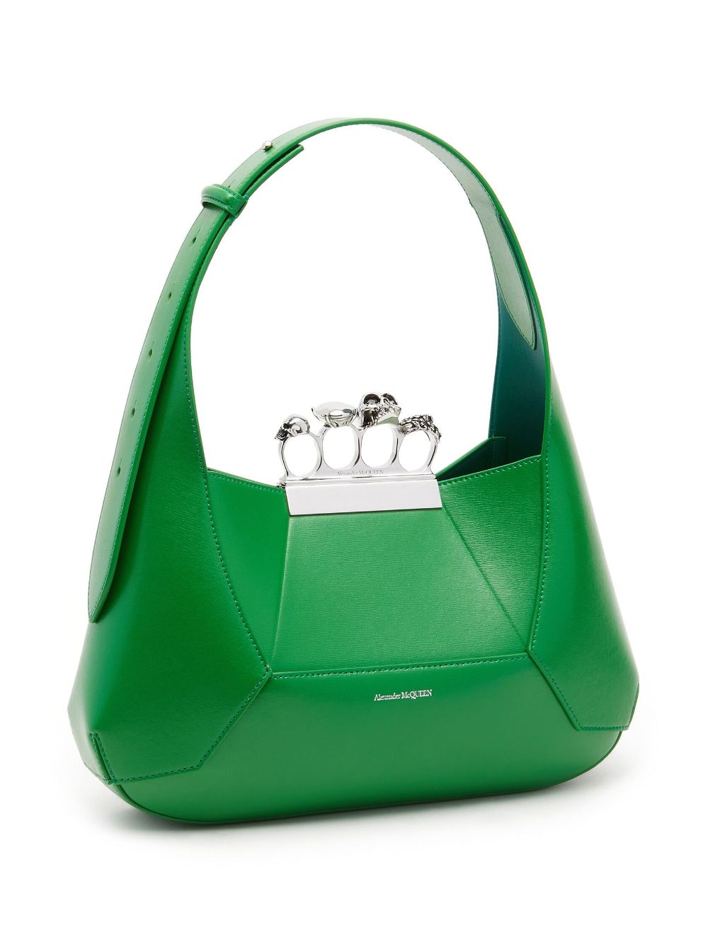 Alexander McQueen The Jewelled Hobo leather shoulder bag