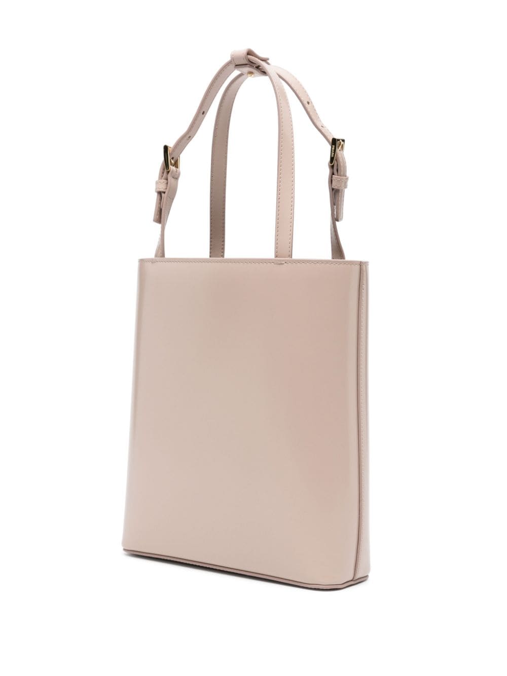 Pra*a small panier leather tote bag