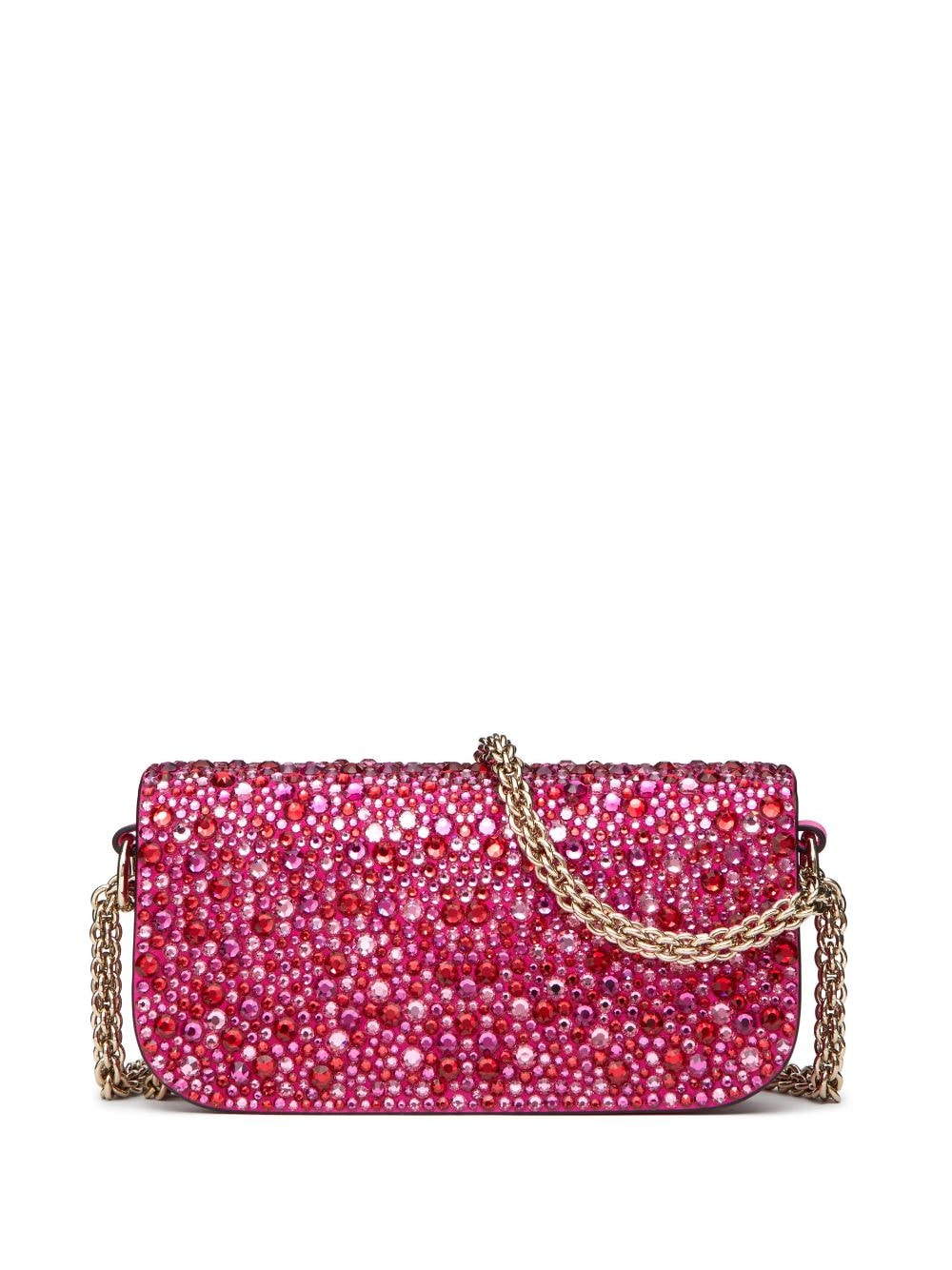 Valentino Garavani small Locò rhinestone-embellished shoulder bag