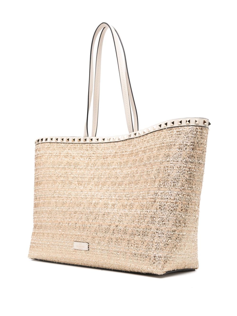 Valentino Garavani Rockstud metallic tote bag