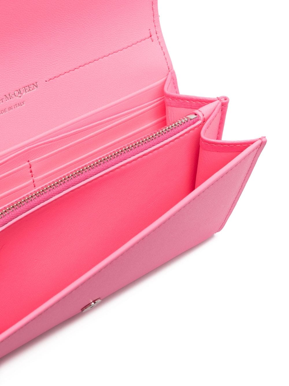 Alexander McQueen Skull leather clutch bag