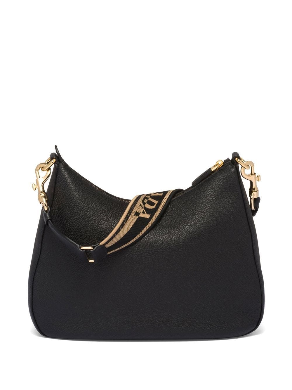 Pra*a triangle-logo shoulder bag