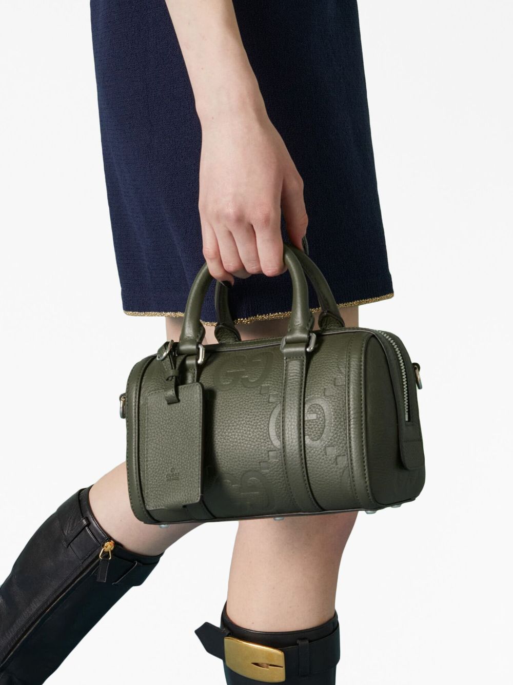 G*u*i mini jumbo gg leather duffle bag