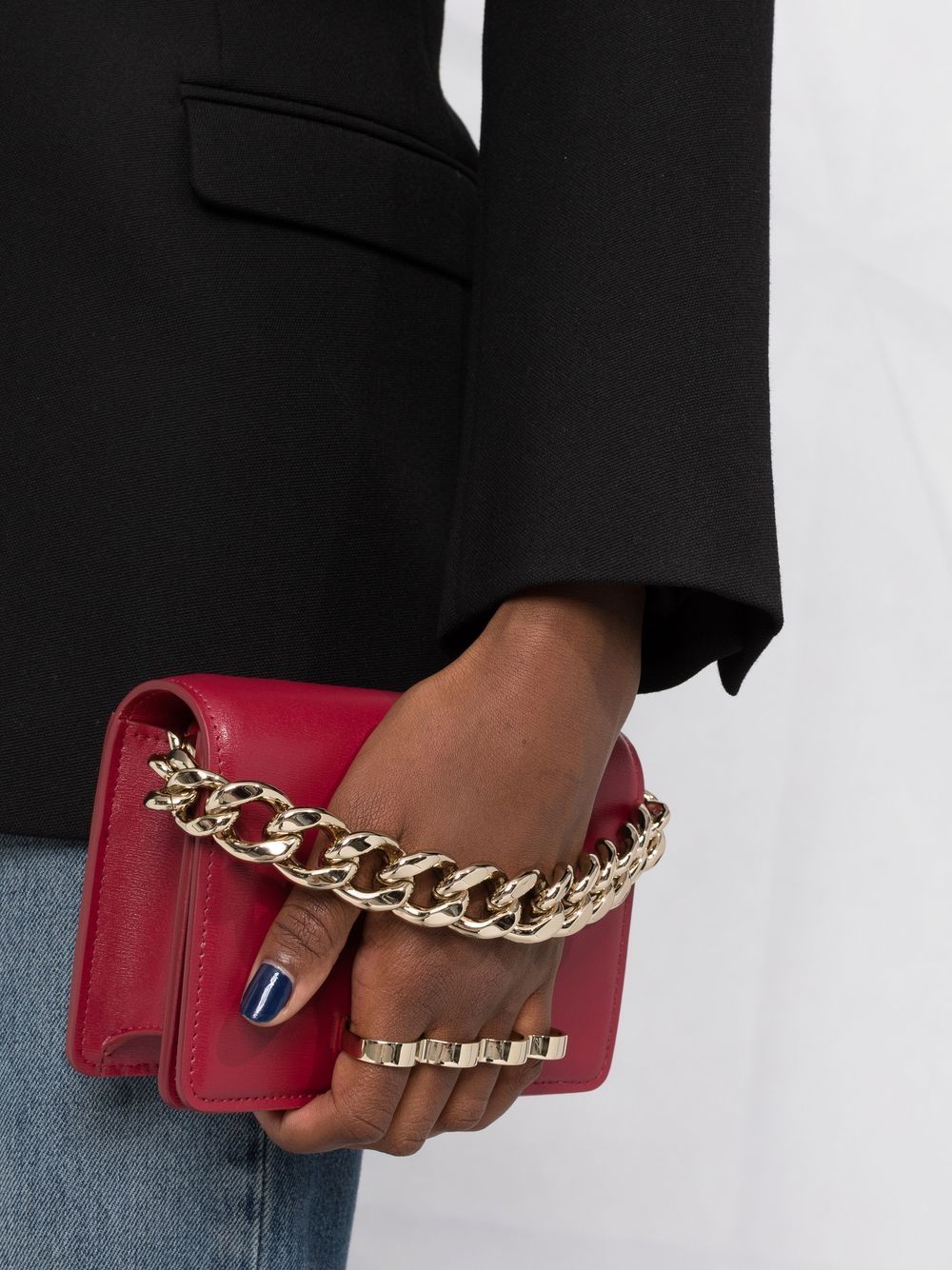 Alexander McQueen Four Ring shoulder bag