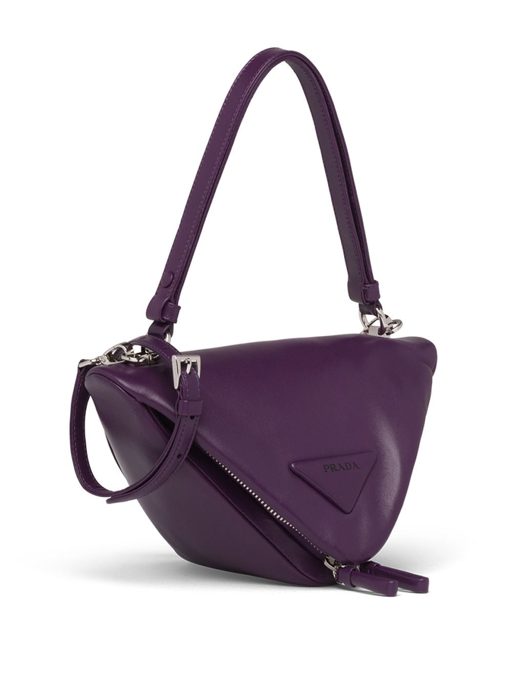 Pra*a logo-patch tote bag