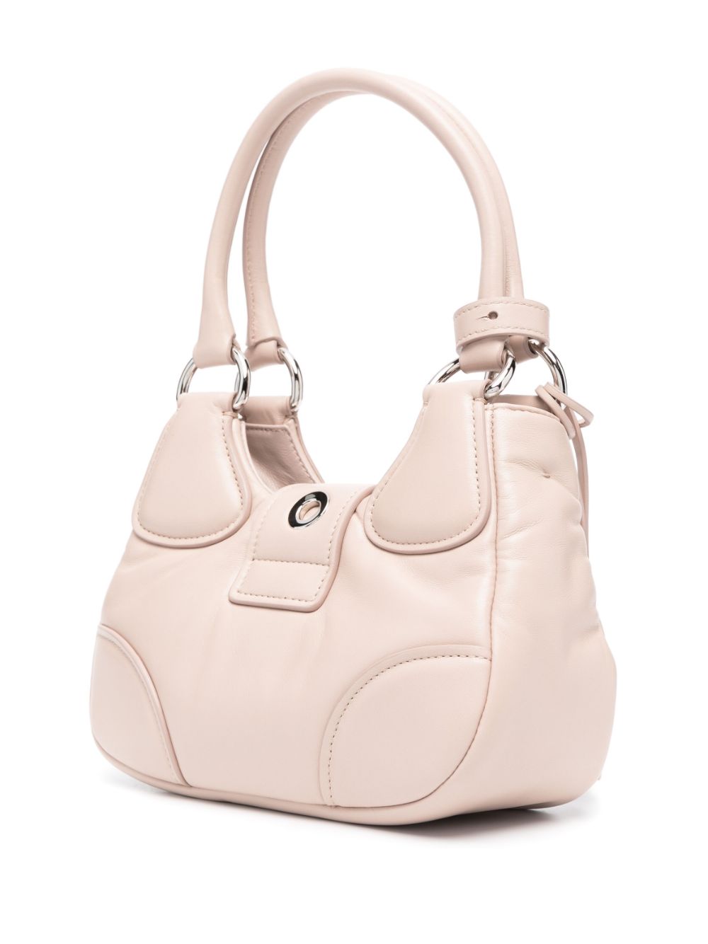 Pra*a triangle-logo tote bag