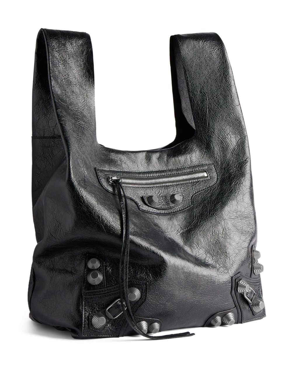 Ba*len*cia*ga le cagole stud-embellished tote bag