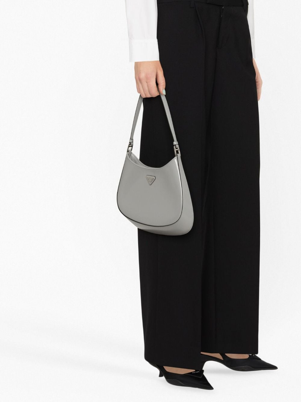 Pra*a cleo brushed leather shoulder bag