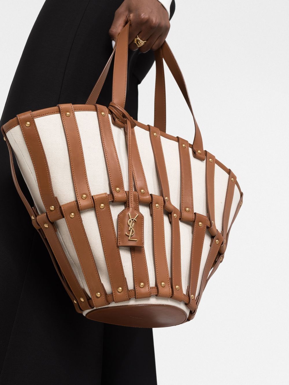 Saint Laurent Panier basket tote