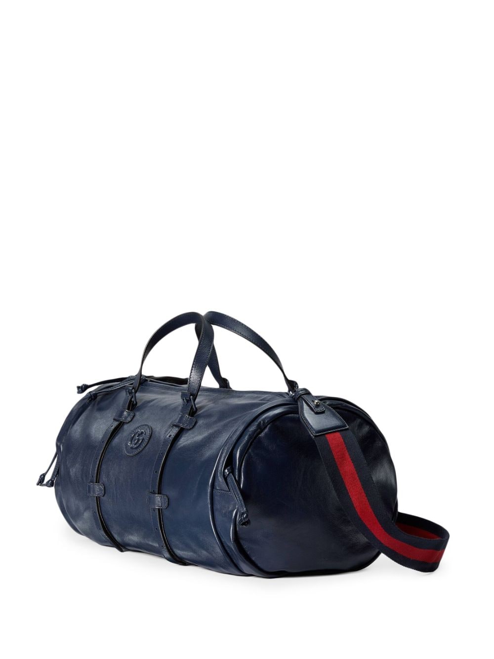 G*u*i double-g leather duffle bag