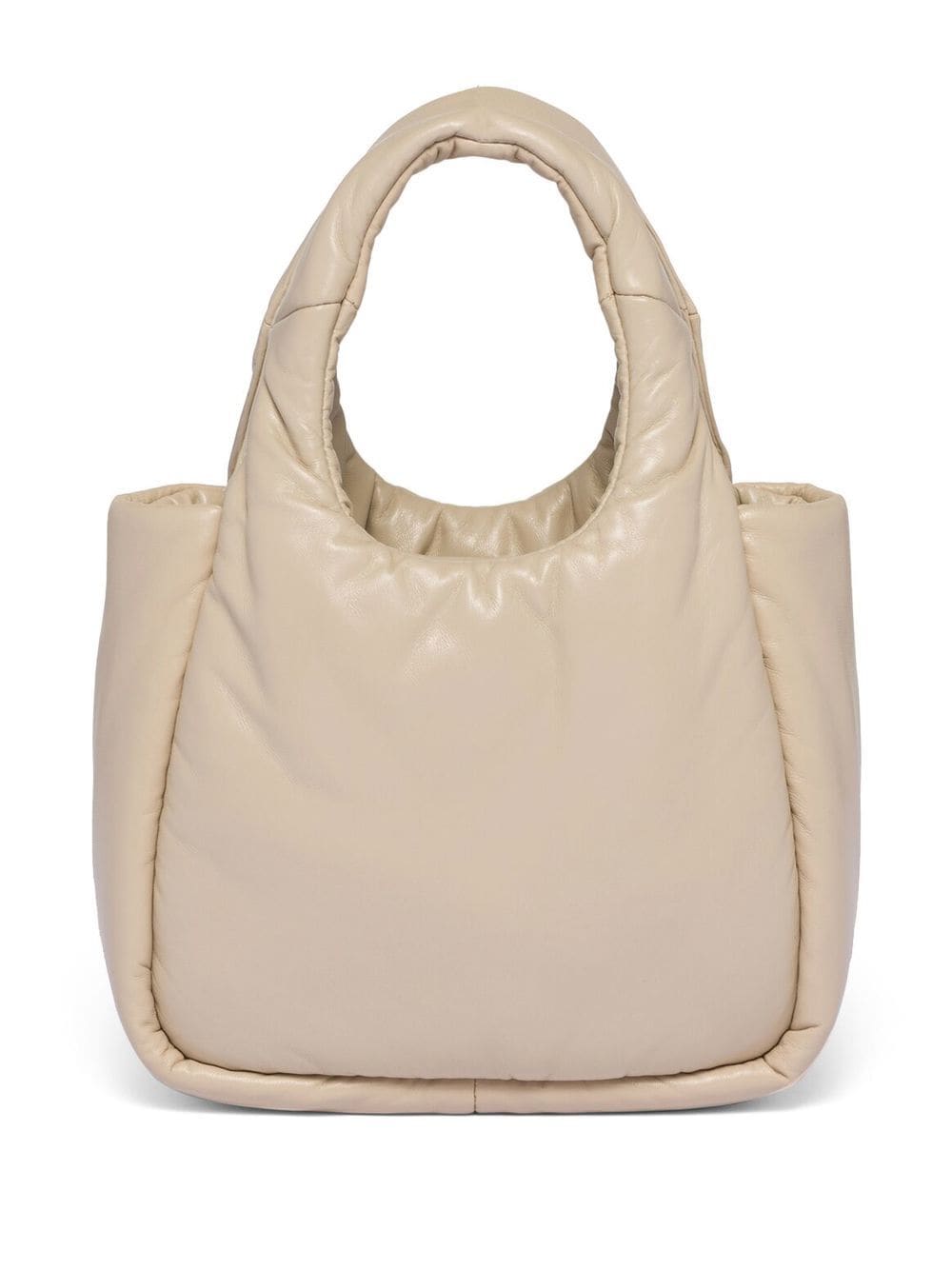 Pra*a small padded nappa-leather bag