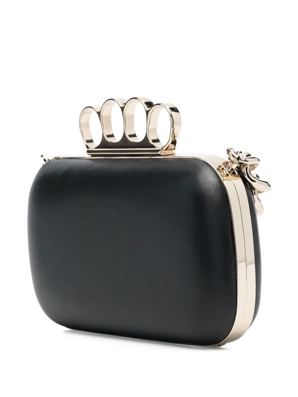 Alexander McQueen leather chain-link clutch-bag