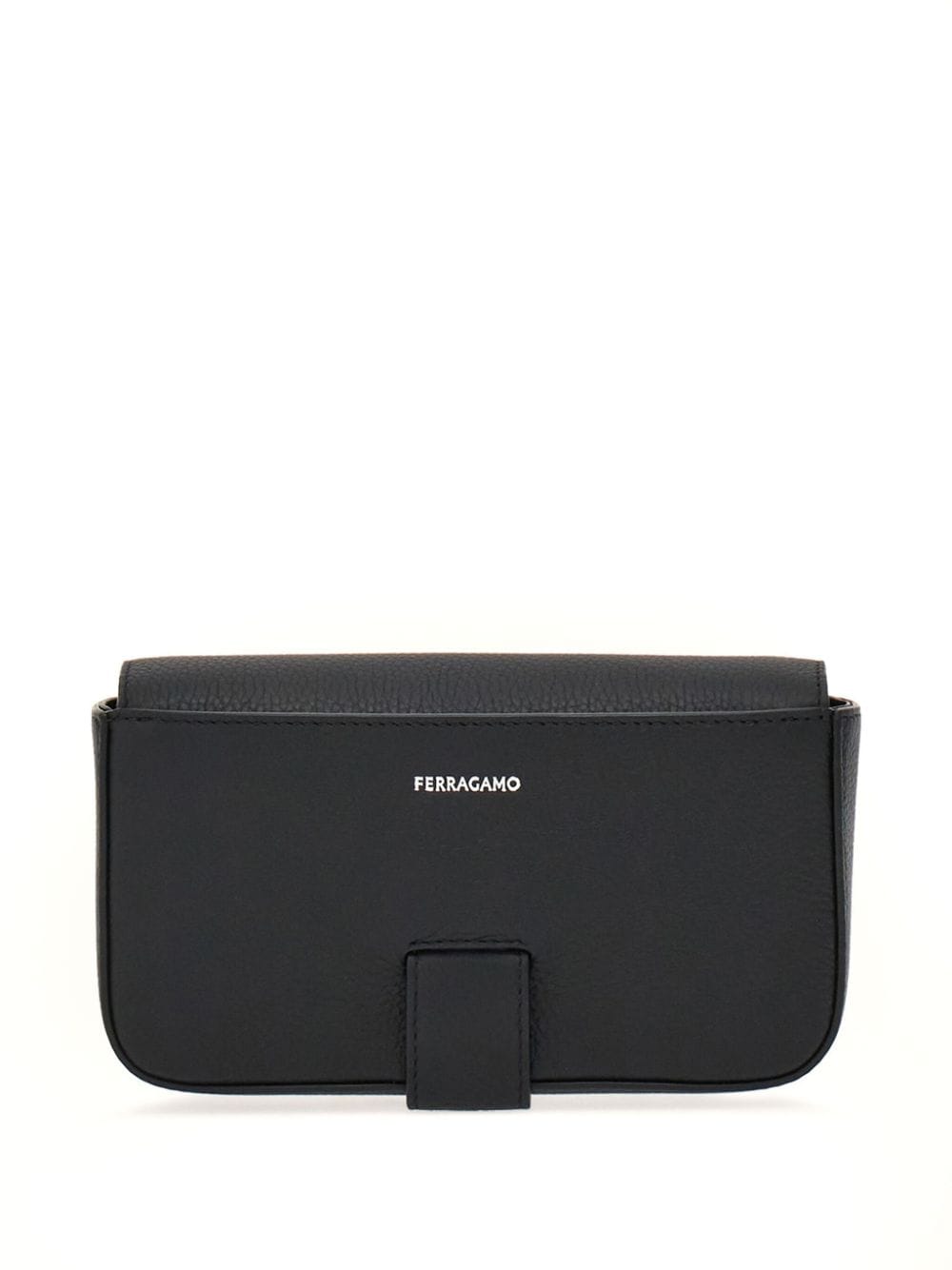 Ferragamo Gancini-plaque leather crossbody bag