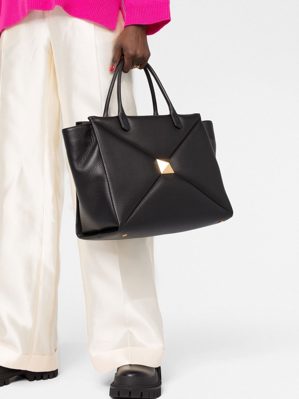Valentino Garavani One Stud leather tote