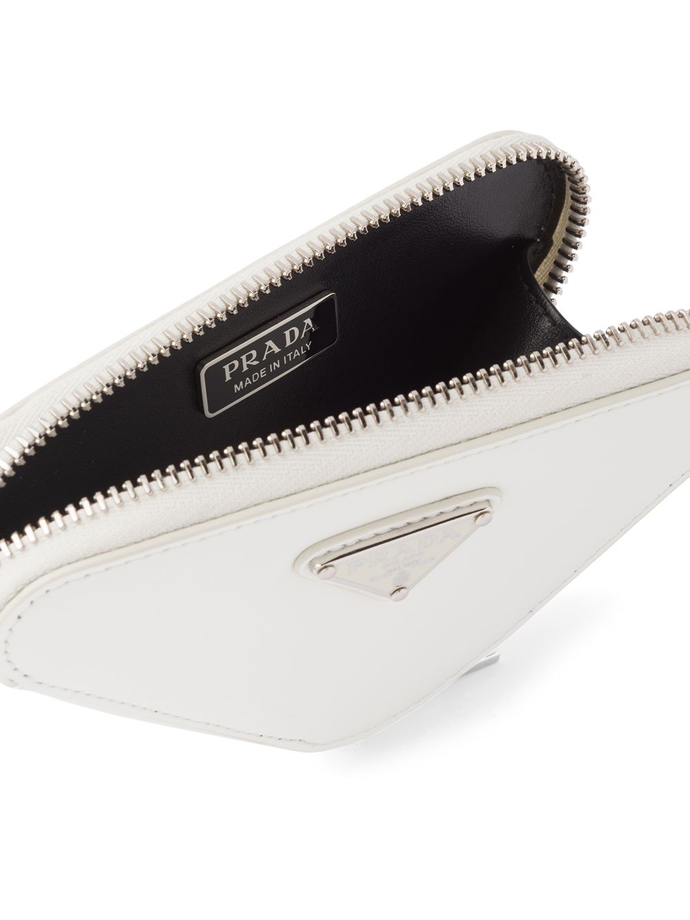 Pra*a brushed-leather minipouch