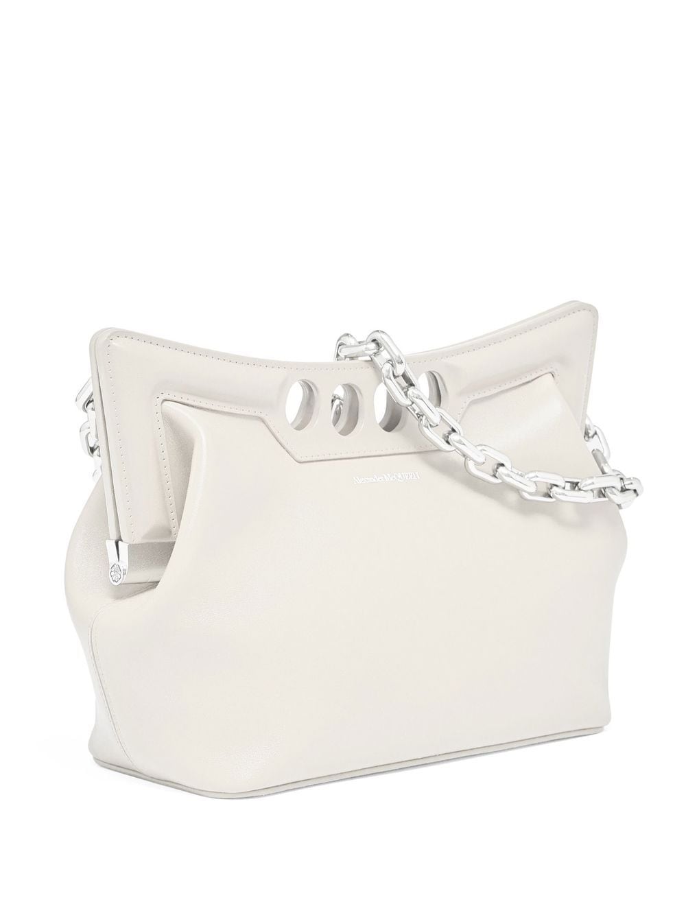 Alexander McQueen The Peak curved mini bag