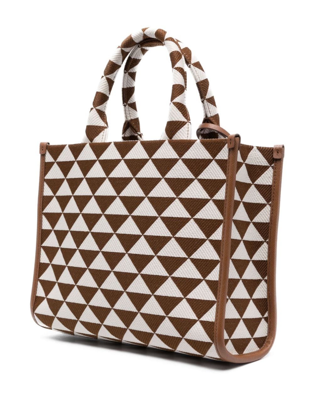 Pra*a small symbole jacquard tote bag