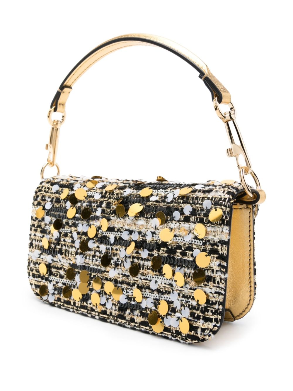Valentino Garavani Locò sequin-embellished mini shoulder bag