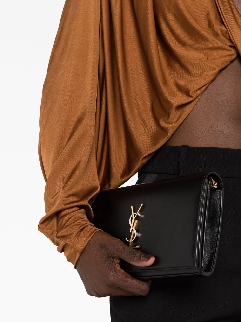 Saint Laurent logo-plaque crossbody bag