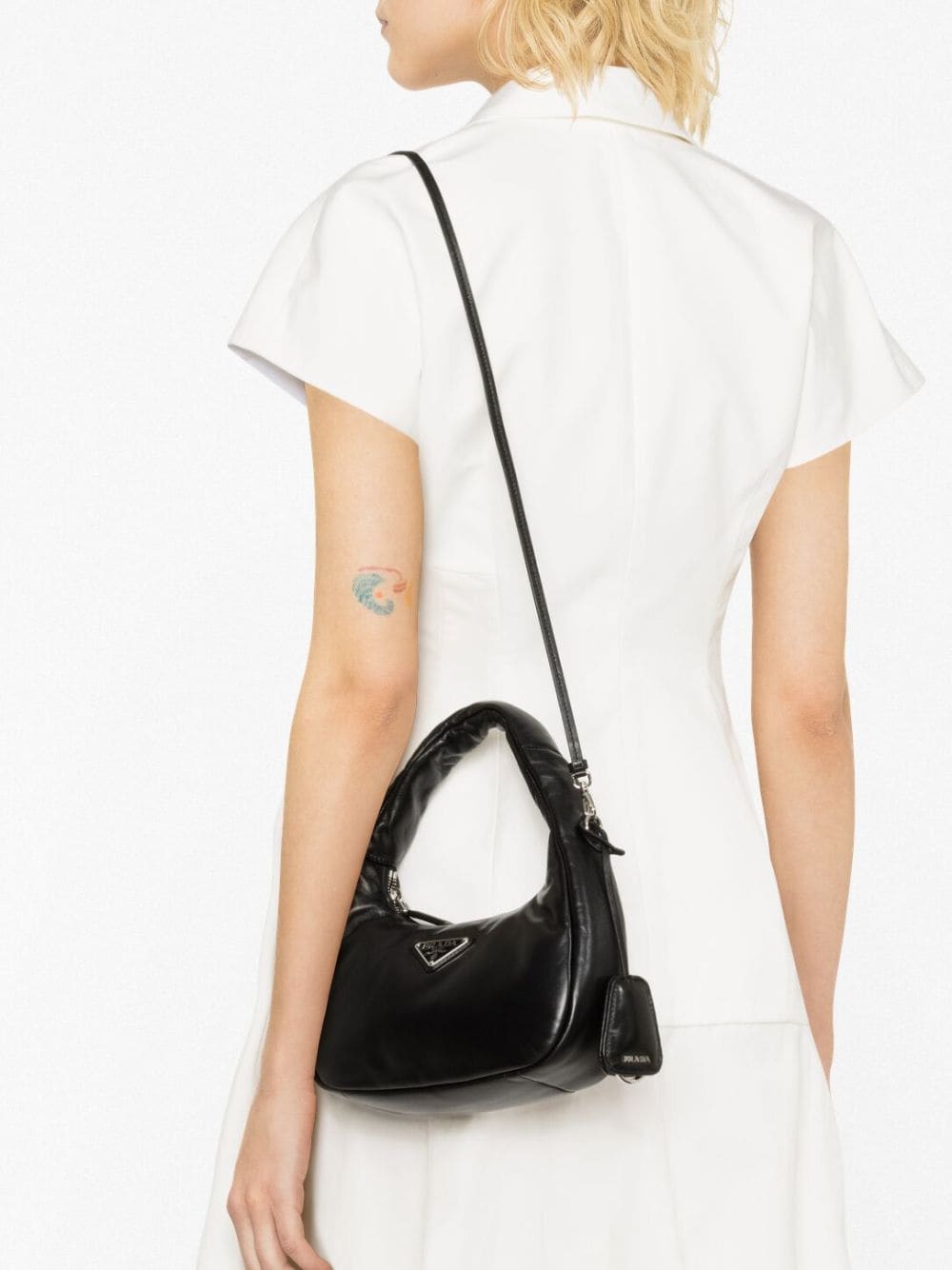 Pra*a mini soft shoulder bag