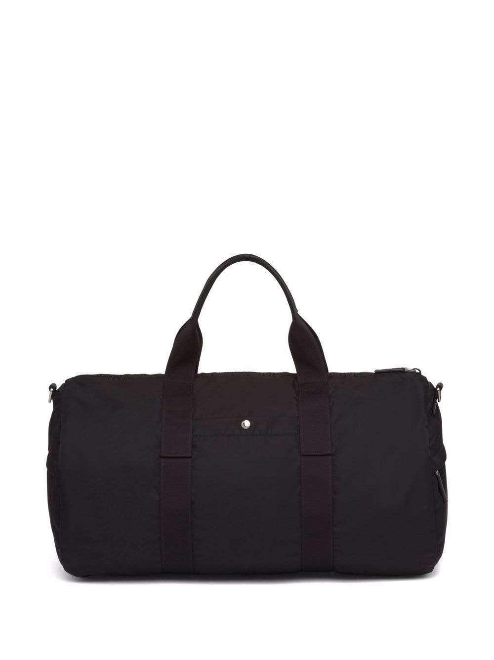 Pra*a triangle-logo duffle bag